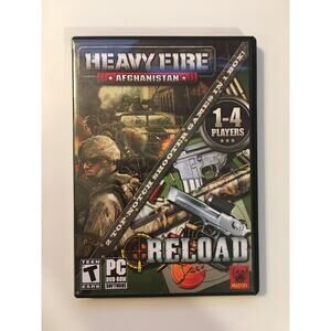 Heavy Fire Afghanistan Reload 2 Top Notch Shooter Games In 1 Box PC Windows CIB